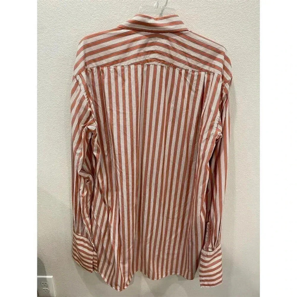 Thomas Pink men’s Striped Button-Up Shirt Multicolor Size 16 1/2, 38 - Picture 2 of 4